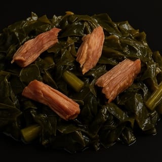 Collard greens with smoked turkey